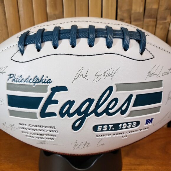 NFL 2023 Special Edition Replica Signature Football Philadelphia Eagles NEW - Picture 3 of 10